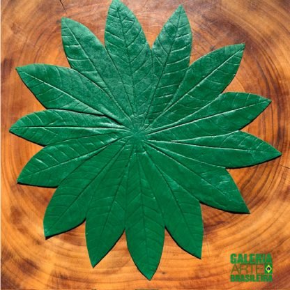 Sousplat em Látex Folha de Seringueira