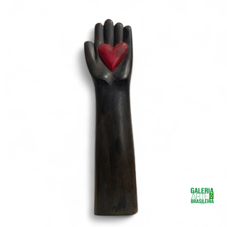 Escultura Coração e Mão G