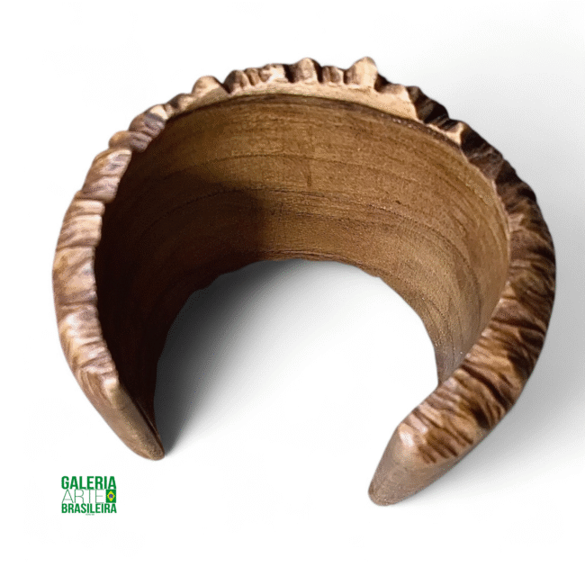 Bracelete Serrilhado em Madeira - Imagem 2