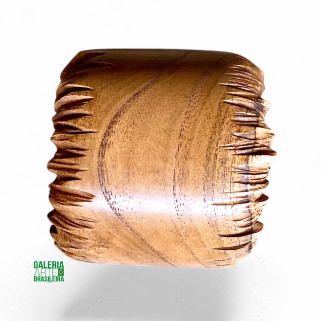 Bracelete Serrilhado em Madeira - Imagem 3