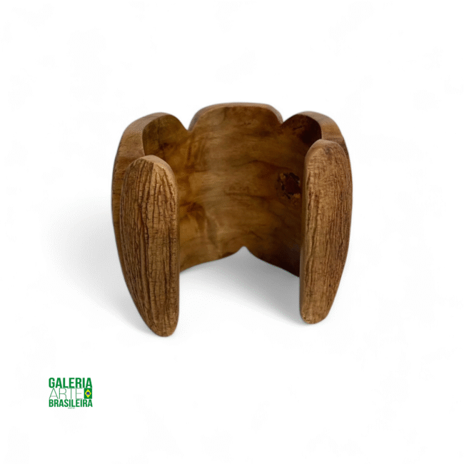 Bracelete Texturizado em Madeira - Imagem 4