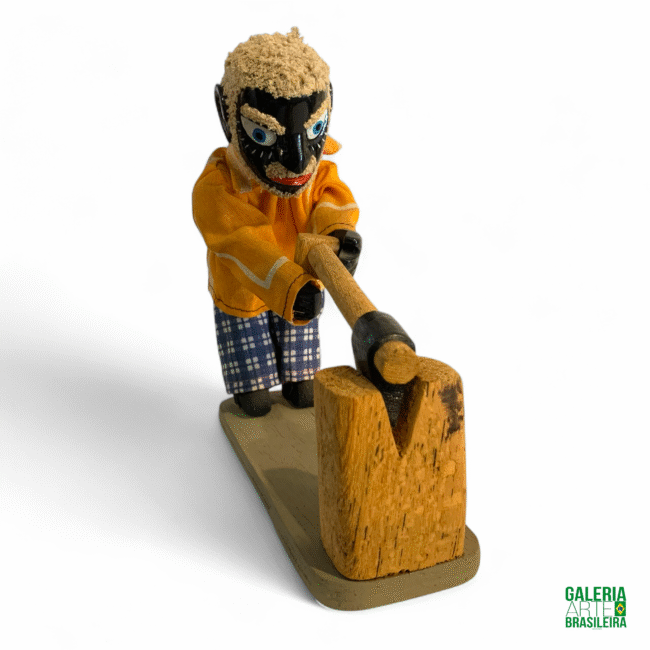 O Trabalhador - Escultura em Buriti - Imagem 5