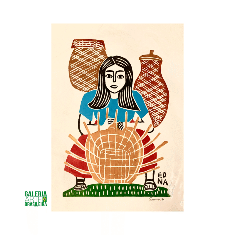 Xilogravura Edna 48x33