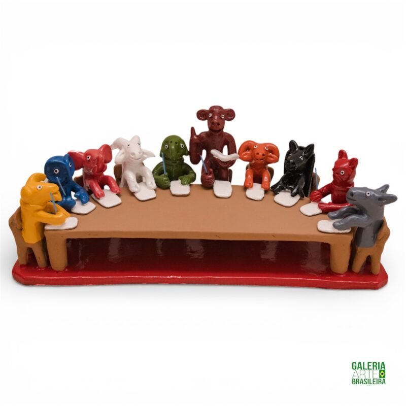 escultura escola dos bichos