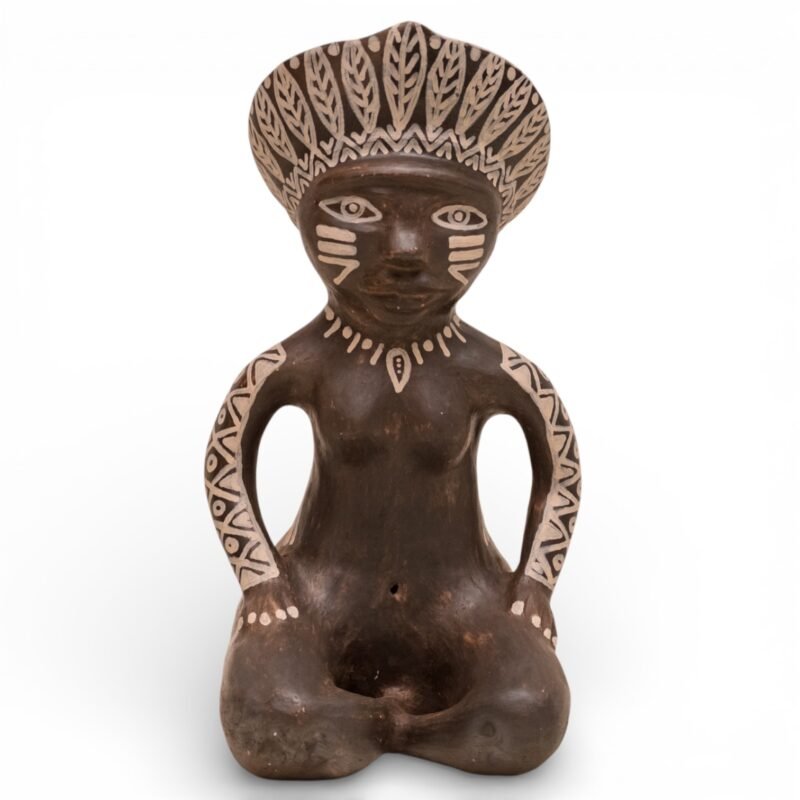 figura indígena com cocar