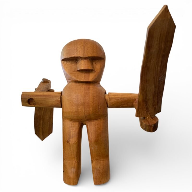 escultura homem catavento