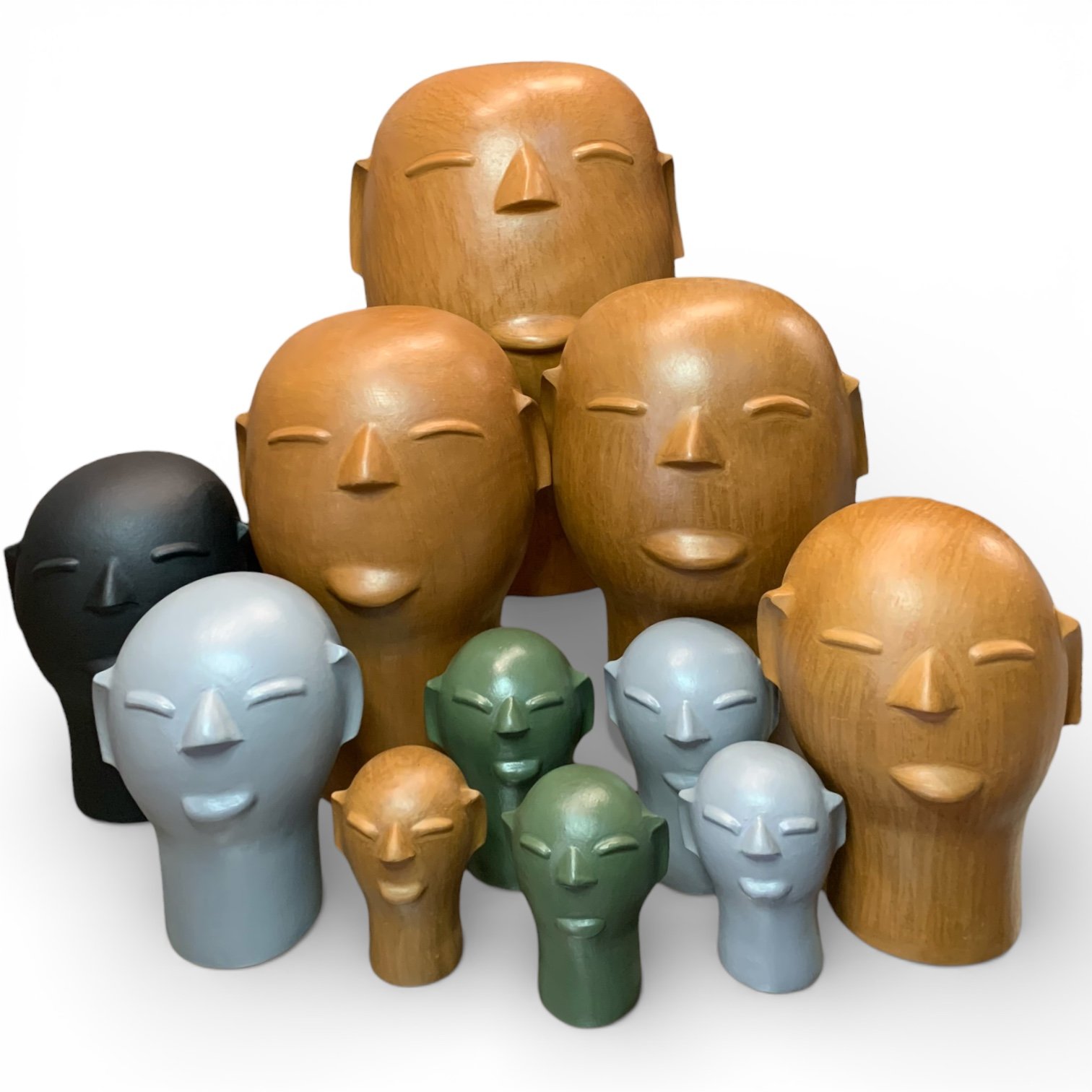 CIDA LIMA CABEÇAS EM BARRO