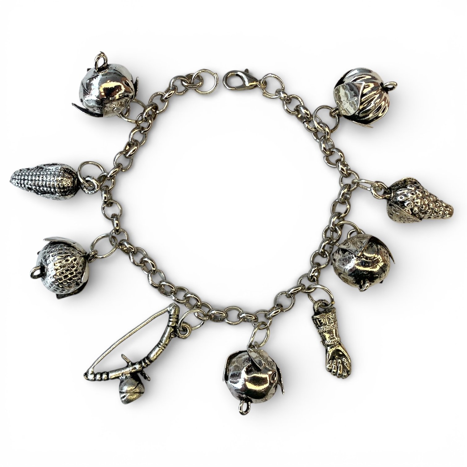 pulseira balangandã com berloques